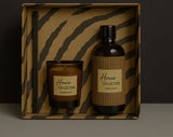Luxury Sandalwood Scented Candle & Diffuser Gift Set – Home Collection Premium Aromatherapy Combo with Decorative Box | Relaxing Home Fragrance Set for Living Room, Bedroom & Gifting